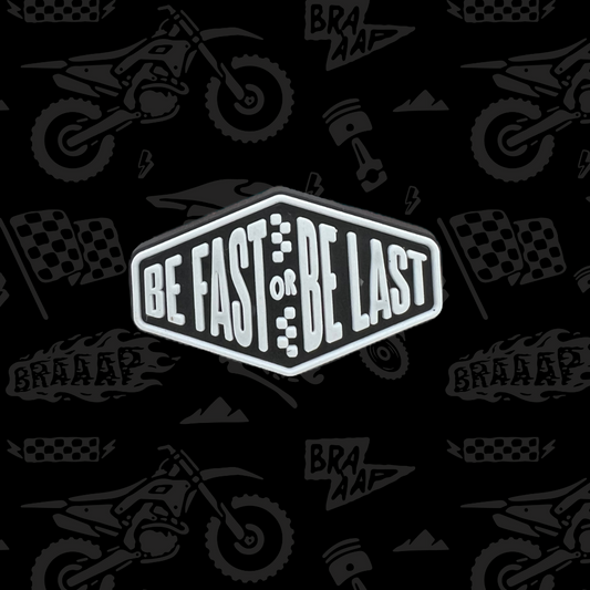 Be Fast Or Be Last Croc Charm