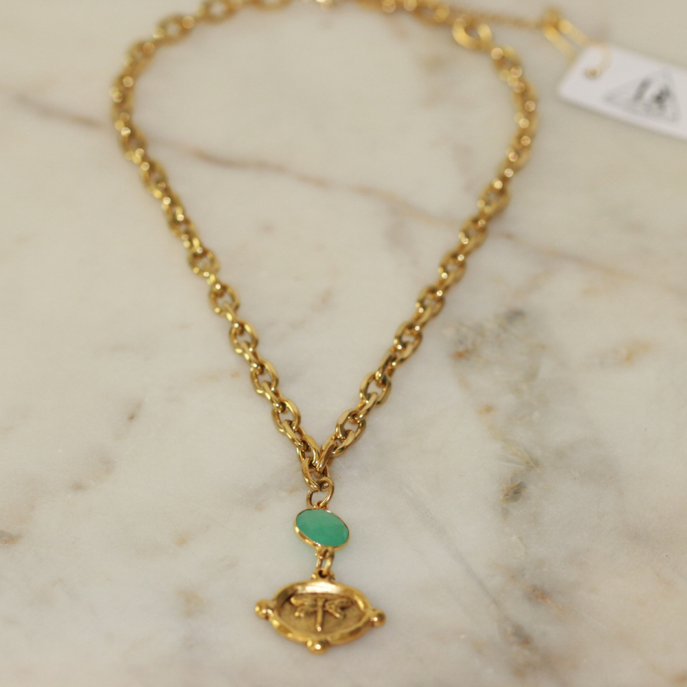 Lennon Dragonfly Necklace
