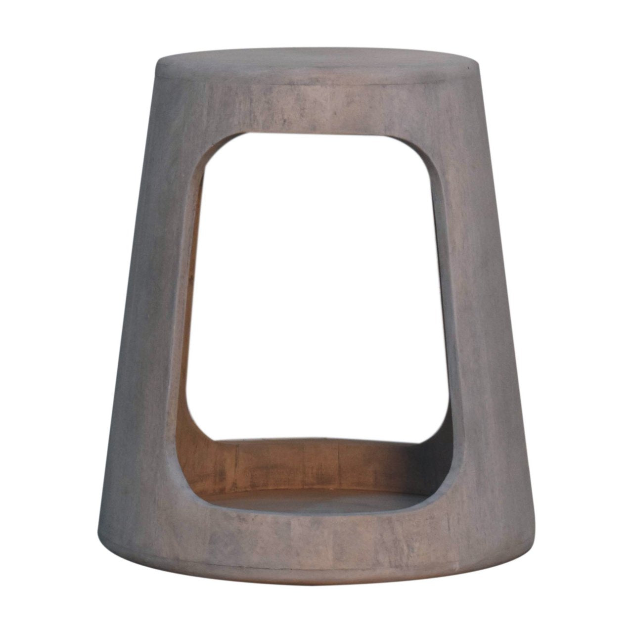 Solid Wood Acid Wash Side Table