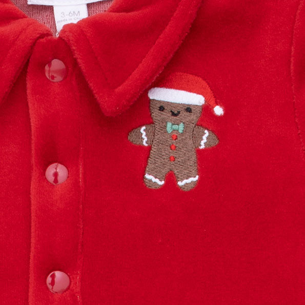 Holiday Red - Velour - Jumpsuit