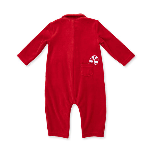 Holiday Red - Velour - Jumpsuit