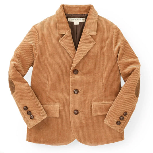 Organic Corduroy Blazer with Elbow Patches