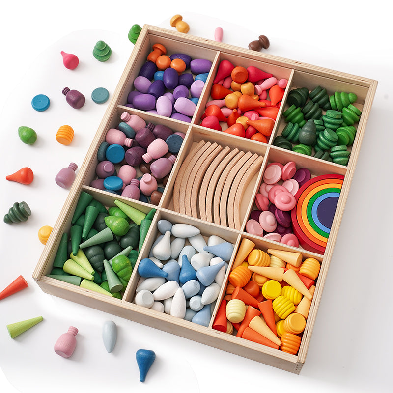 252-Piece Mandala Loose Parts Set