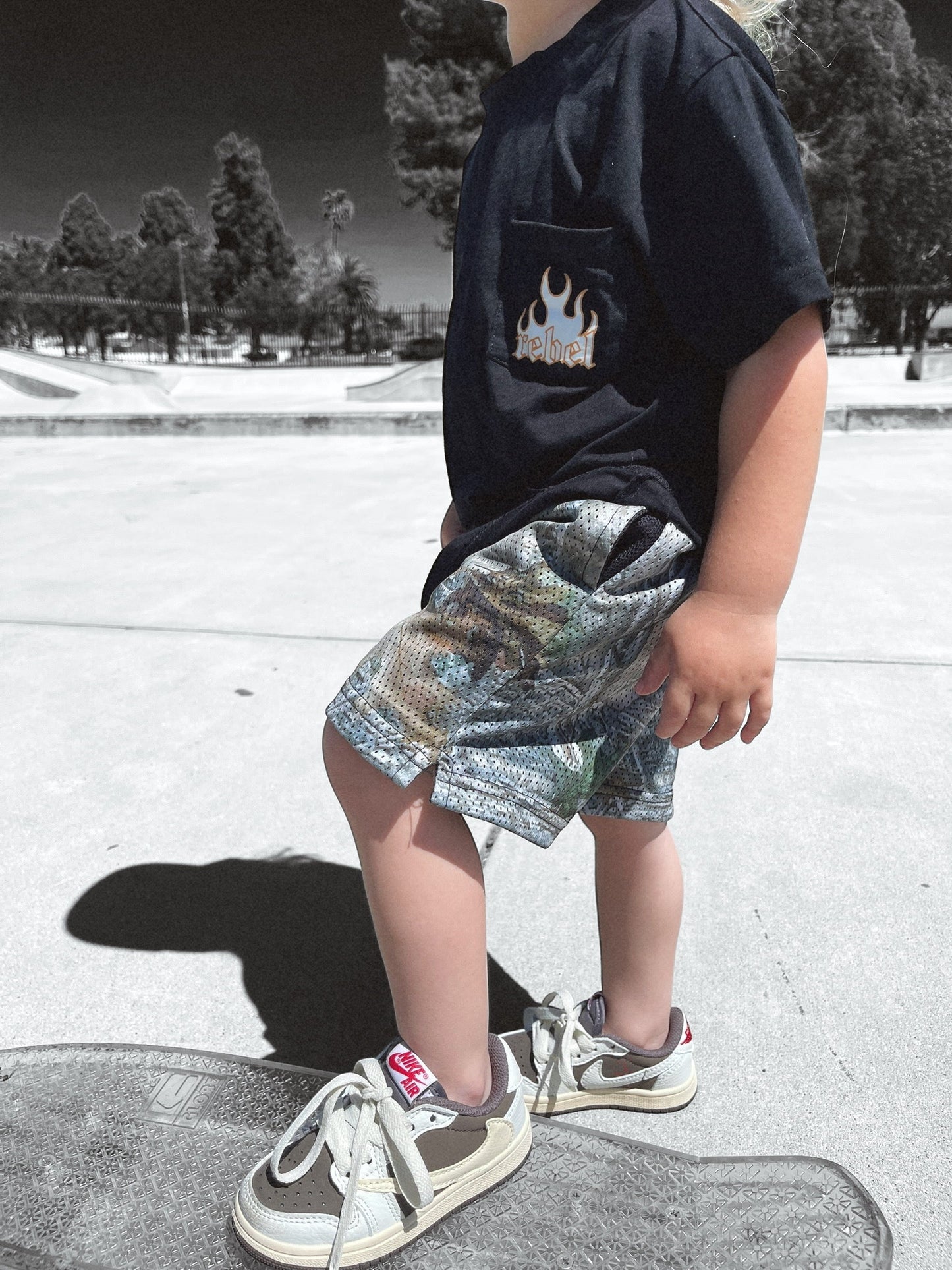 Mesh Camo Shorts