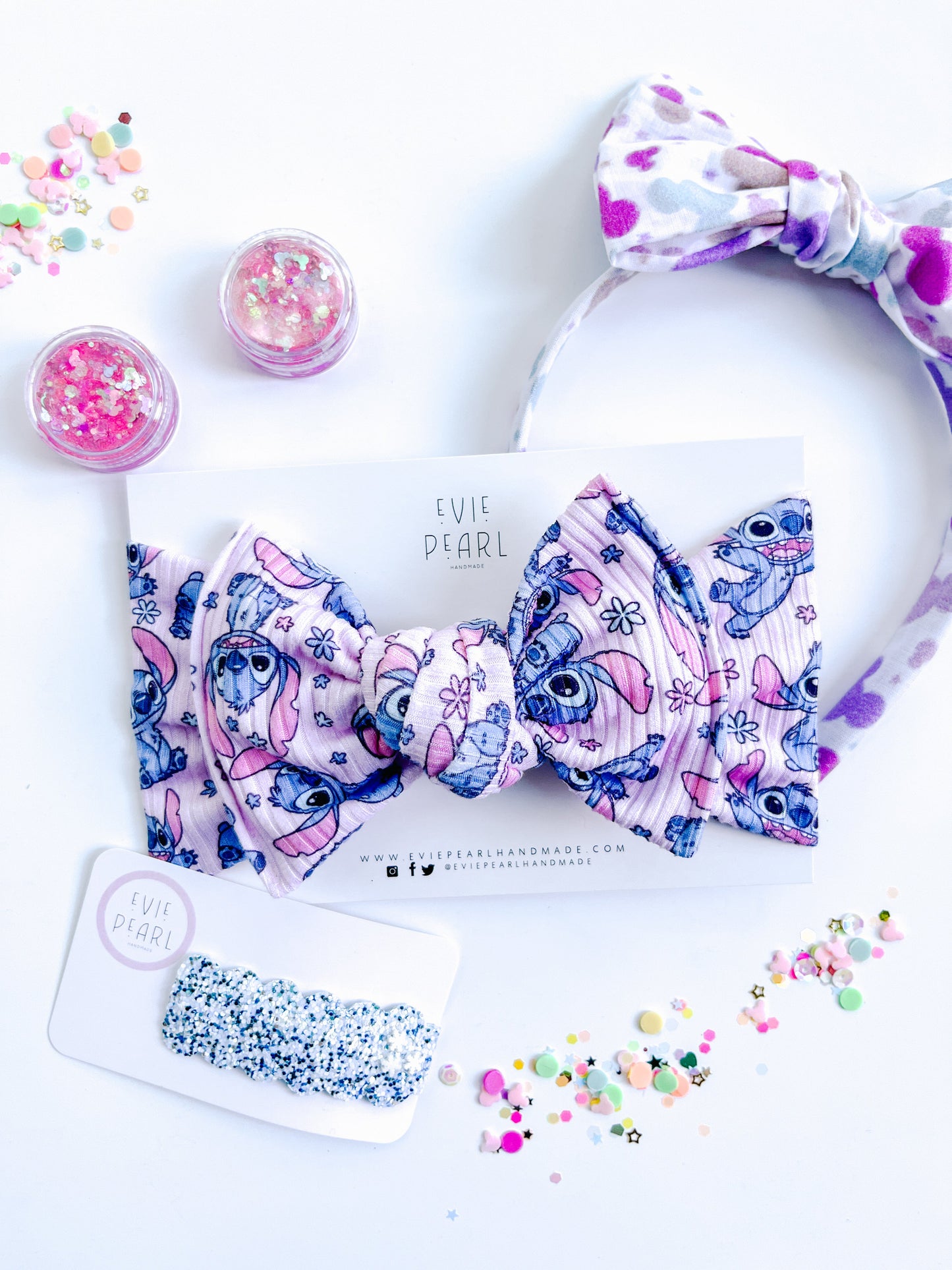 Stitch Baby Bow Turban