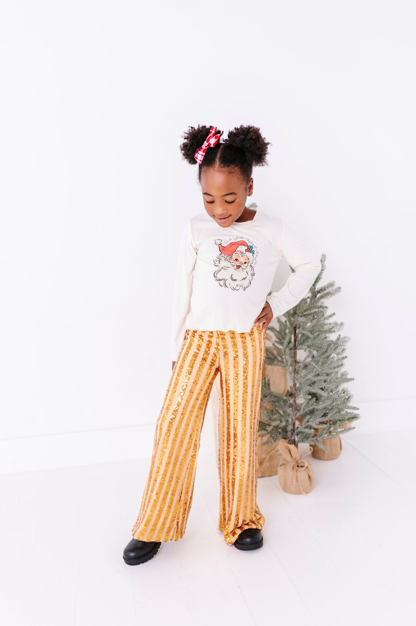 Jolly Santa | Bamboo Long Sleeve Shirt