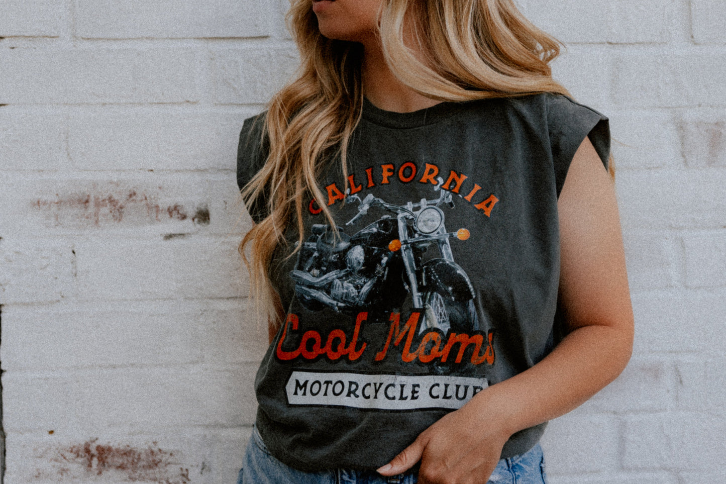 Cool Moms Motorcycle Club- Muscle Tee