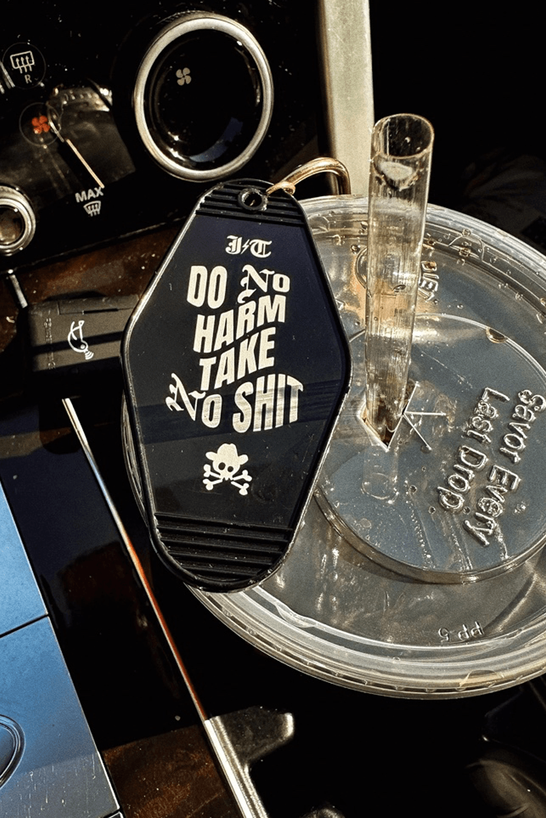 Do No Harm Take No Sh!t Key Chain
