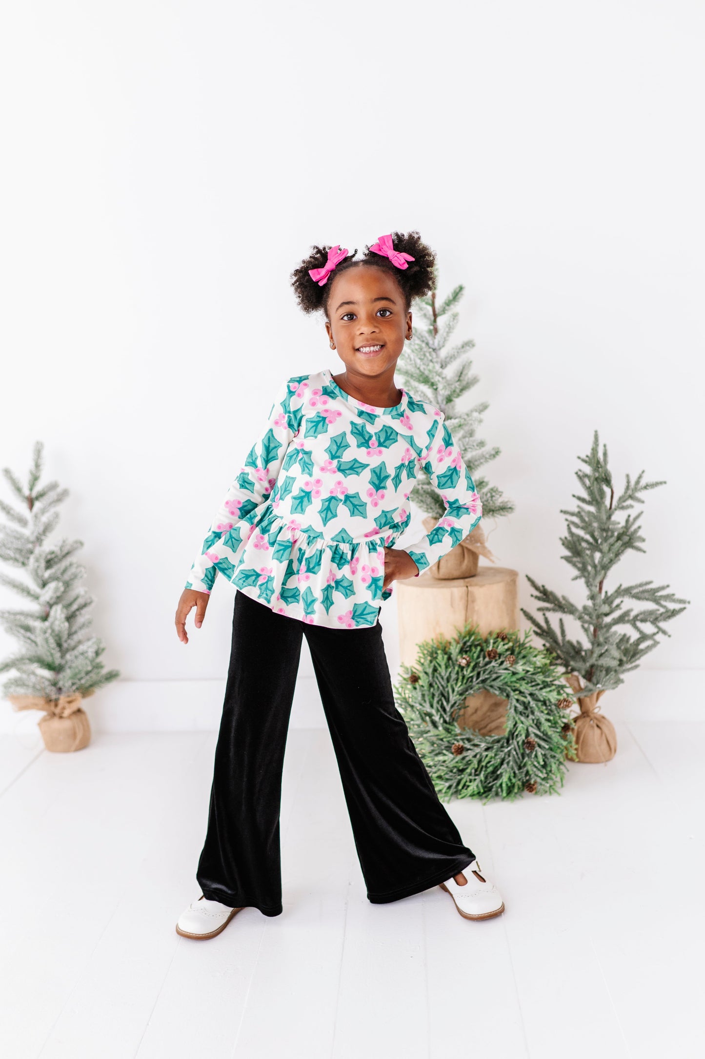 Black Velvet | Wide-Leg Pants