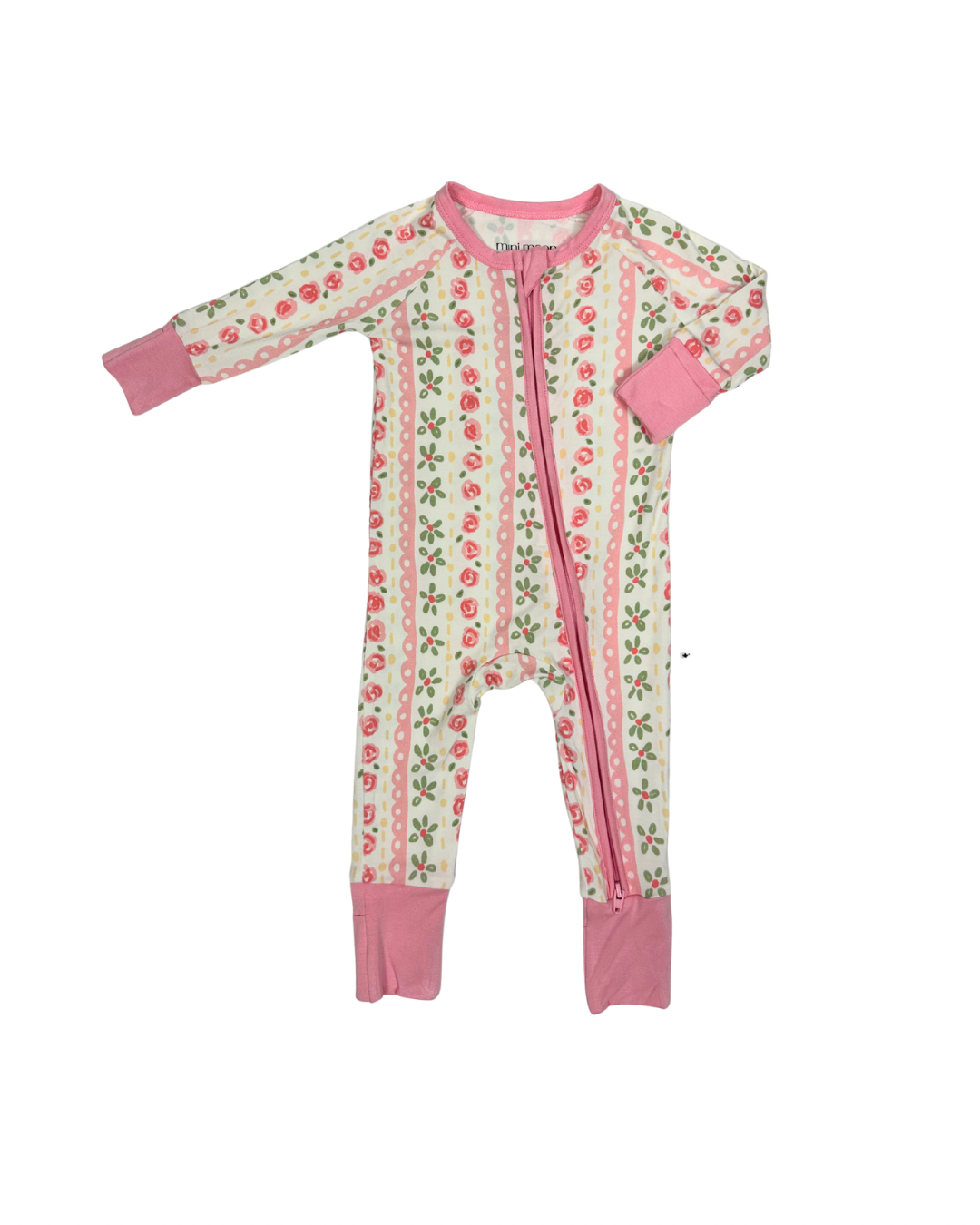 Meadow Dreams - Zipper Footie Pajamas