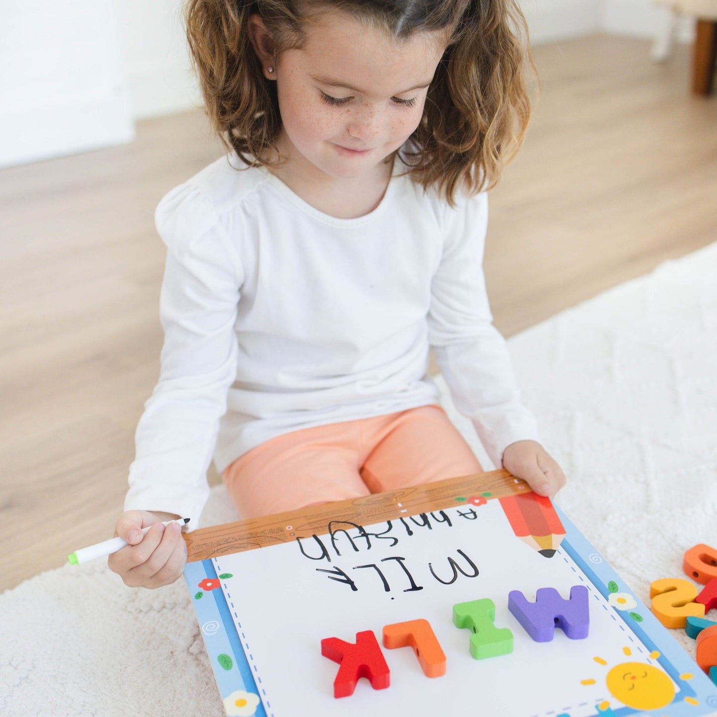 ABC Puzzle Set with Flashcards + Whiteboard
