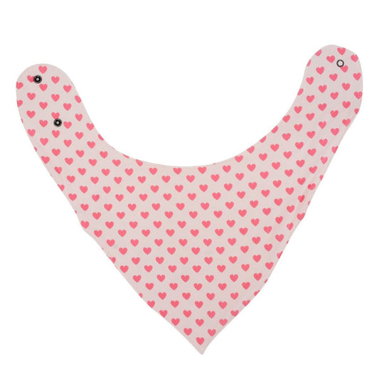 Baby Bib - Pink Hearts