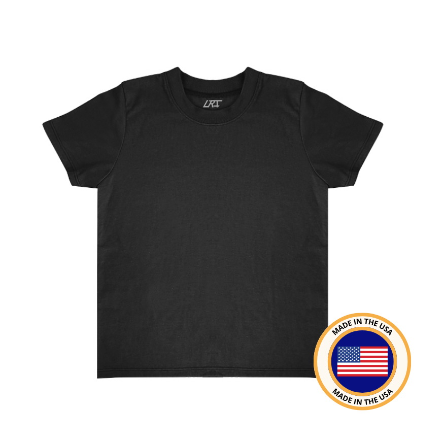 RAD ORGANICS COTTON TEE - BLACK