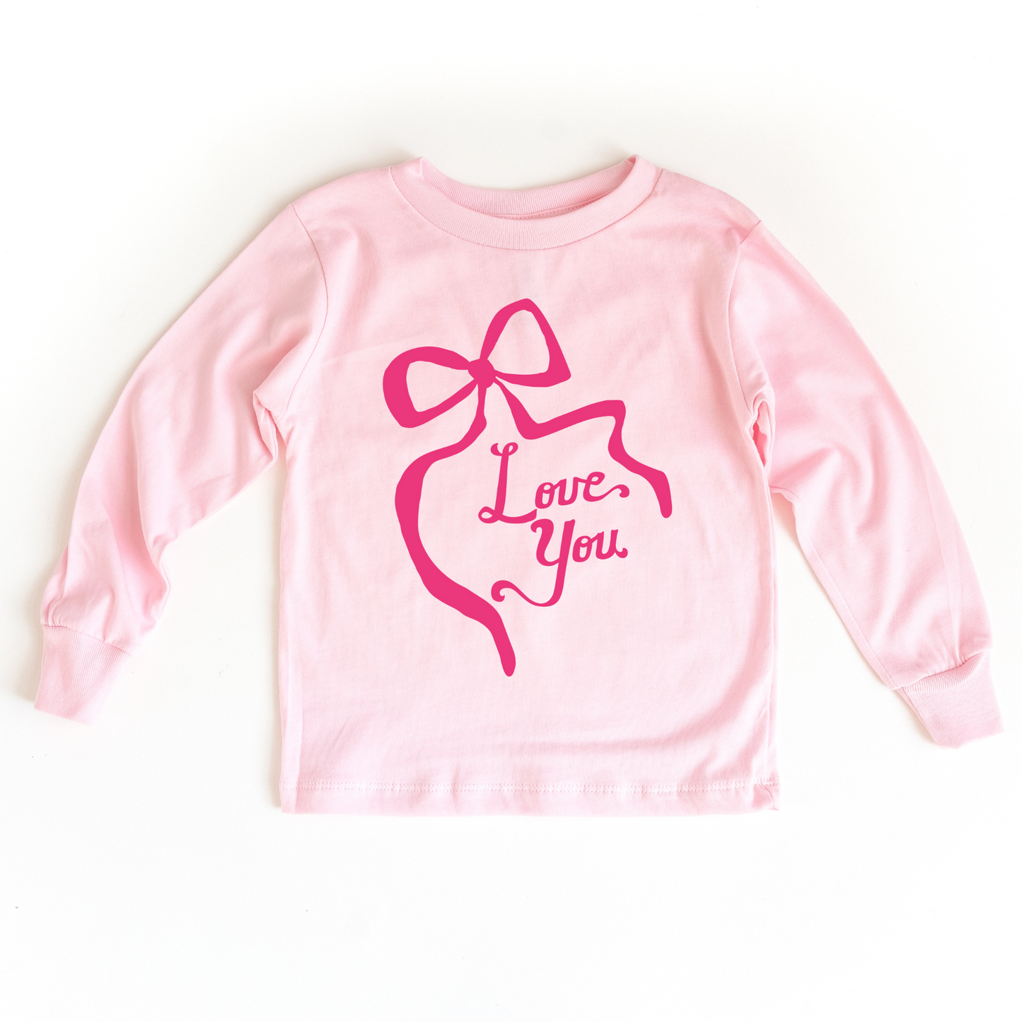 Love You Pink Coquette Bow