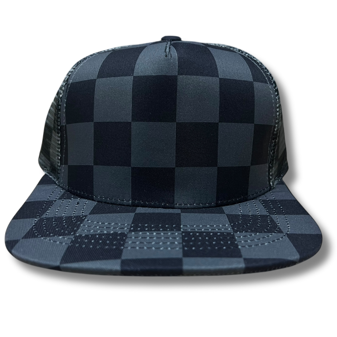 Stealth Checker Snapback Hat