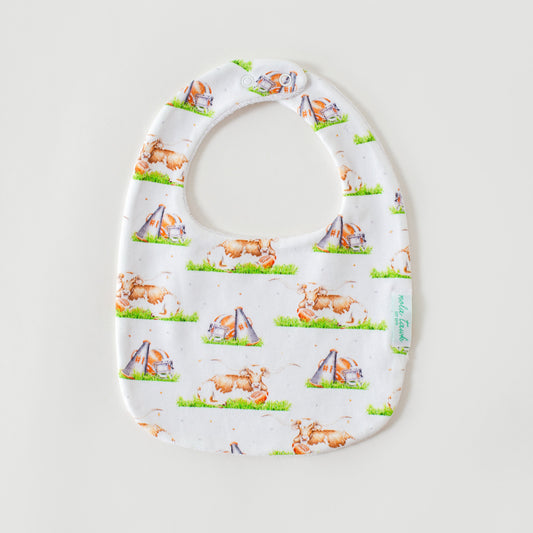 Mascot Mania in Texas Organic Cotton Baby Bib