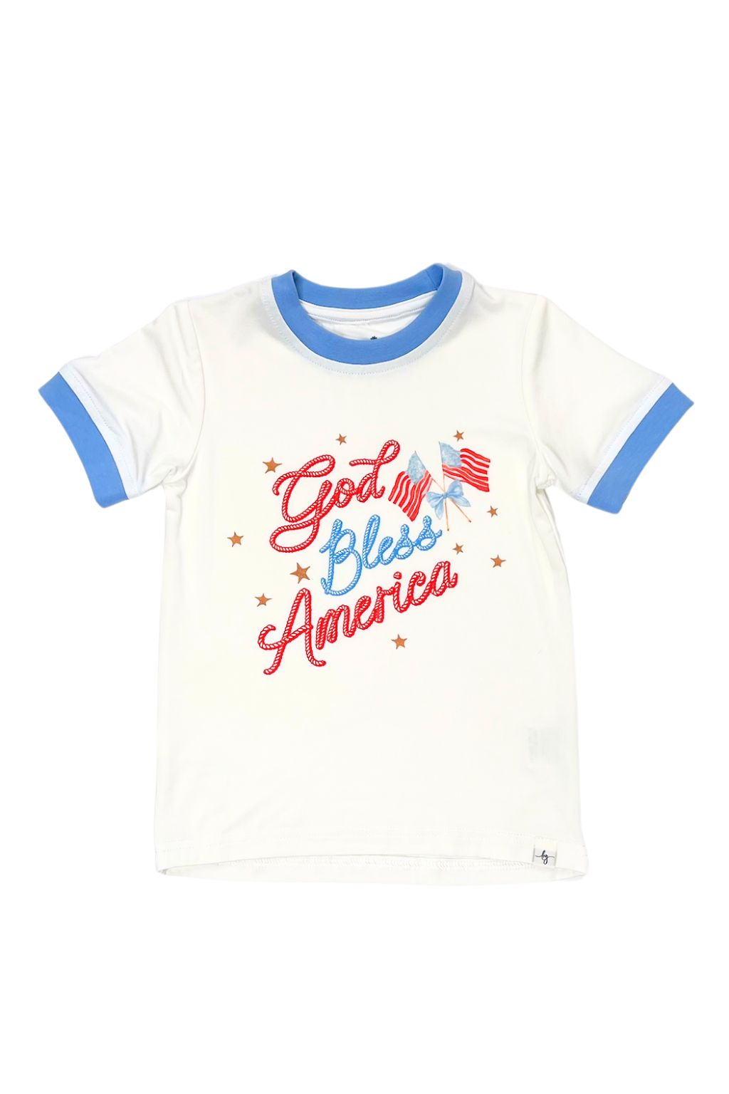 Kids Bamboo Shirt ~ God Bless America