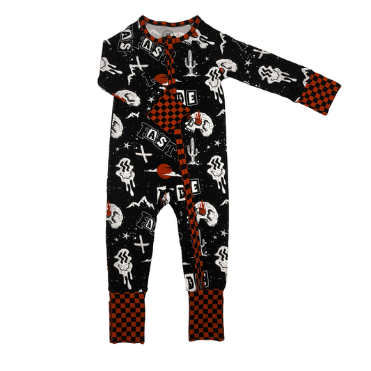 Ride Fast Zip Up Pajamas