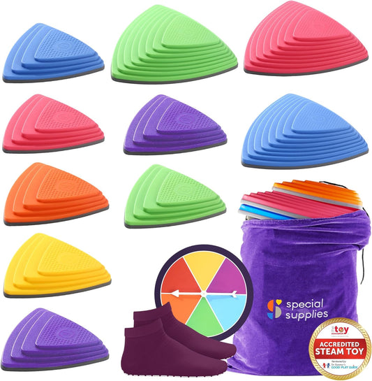 Stepping Stones (Primary Colors): 10 Piece Set