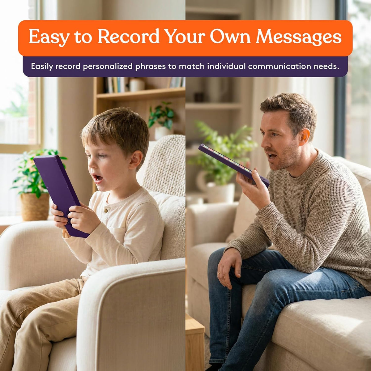 Talker Buddy AAC Communication Device for Non-Verbal Kids & Adults – Speech Therapy Aid, Recordable Talking Device, Portable AAC Device for Special Needs, Hospital, Home, School