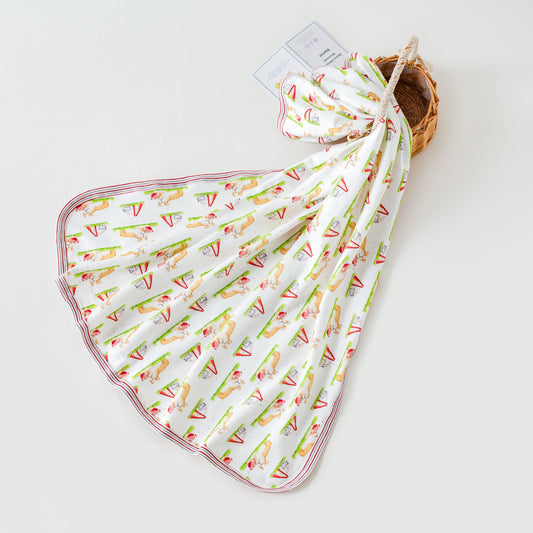 Mascot Mania in Mississippi Cotton Baby Blanket