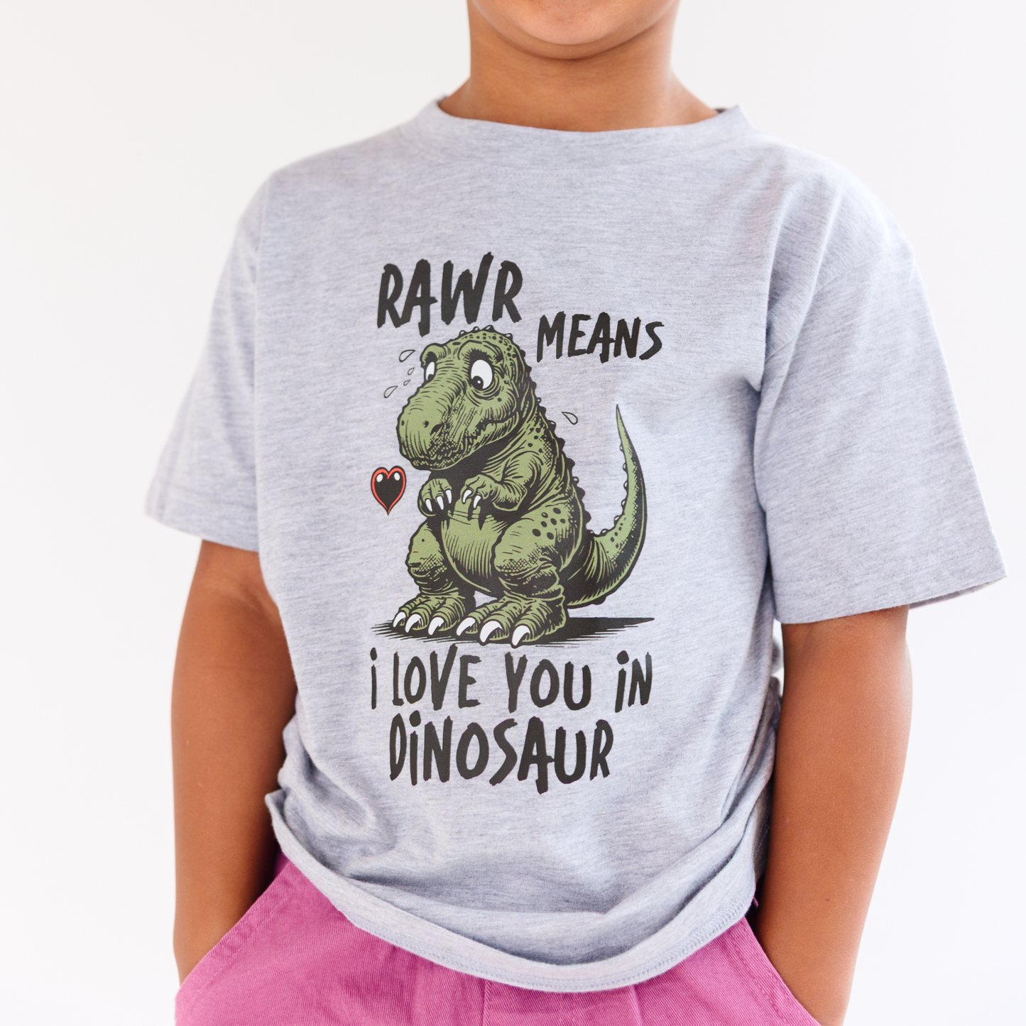 Rawr Means I love you in Dinosaur