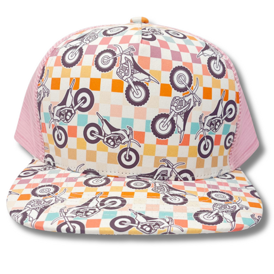 Checkered Chick Snapback Hat