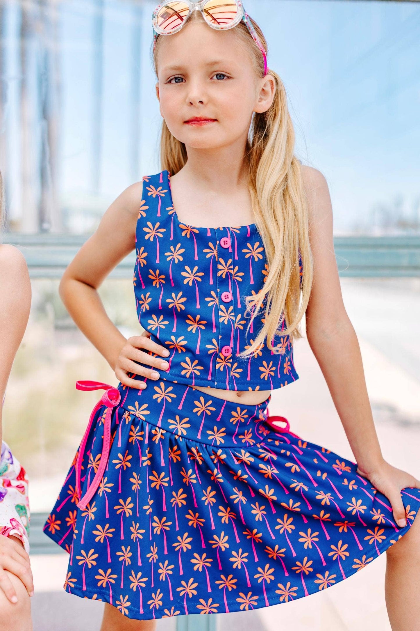 Palm Athletic Two-Pieced Tank and Skort Set