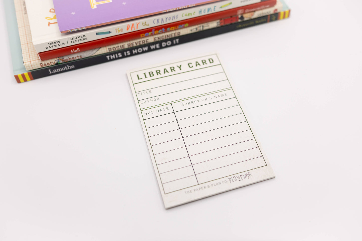Kids Playtime Pad™ - Library Card