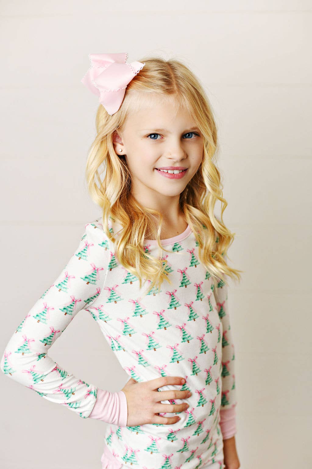 OH CHIRTMAS TREE BUTTERKNIT PJ SET