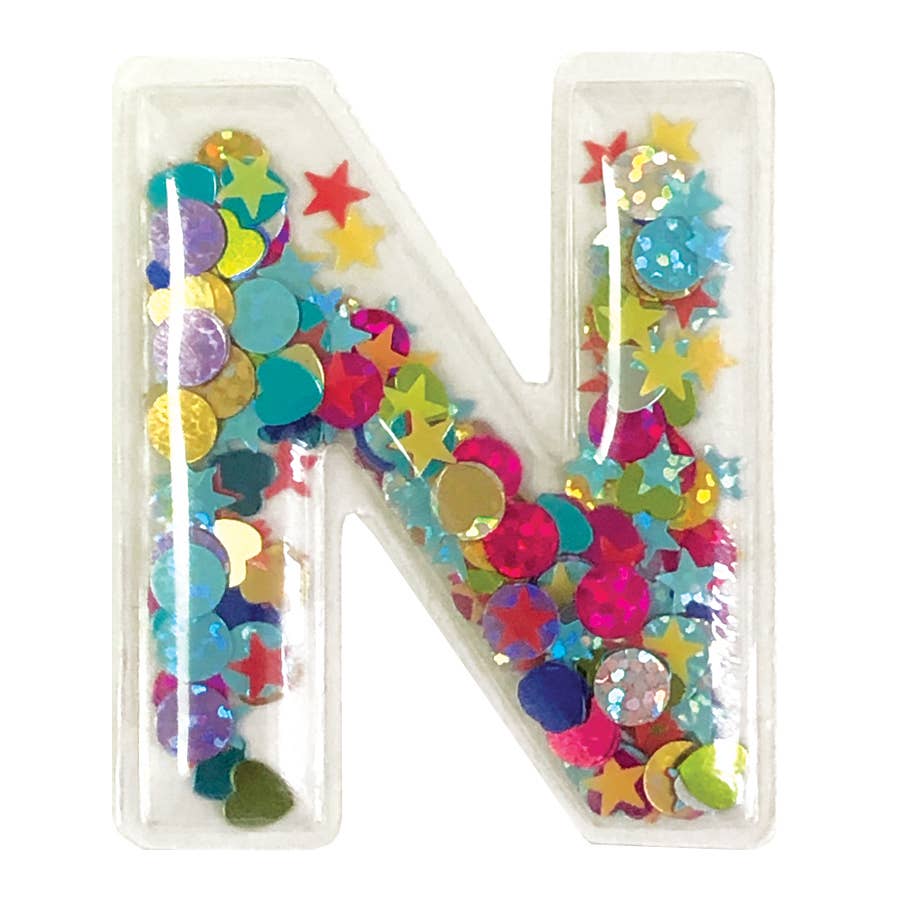 N Confetti Sticker Patch