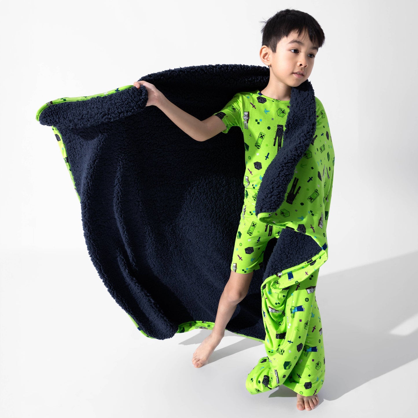 Minecraft Mob Squad Bamboo Kids Pajama Short Set