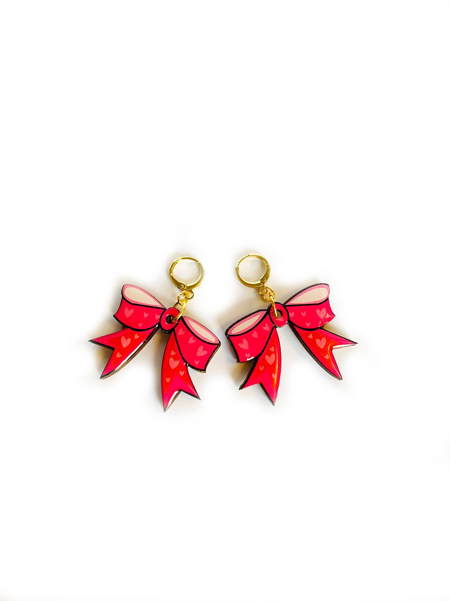 Big bow earrings statement earrings summer earrings big