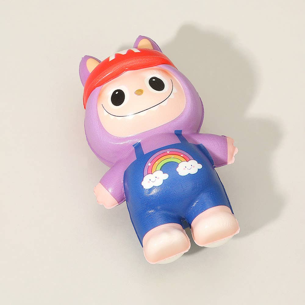Labubu Cute Monster Bunny Figure Squishy Toys