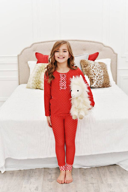 Red Polka Dot PJ Set