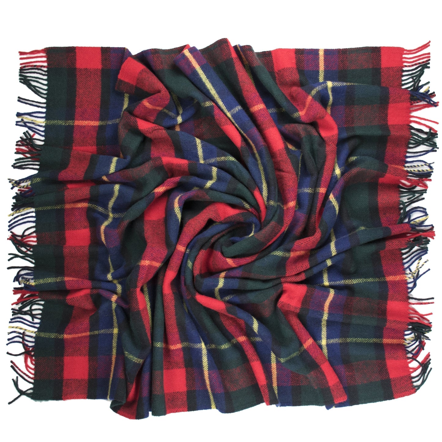 Highland Tweeds Pure New Wool Fluffy Throw - Kilgour