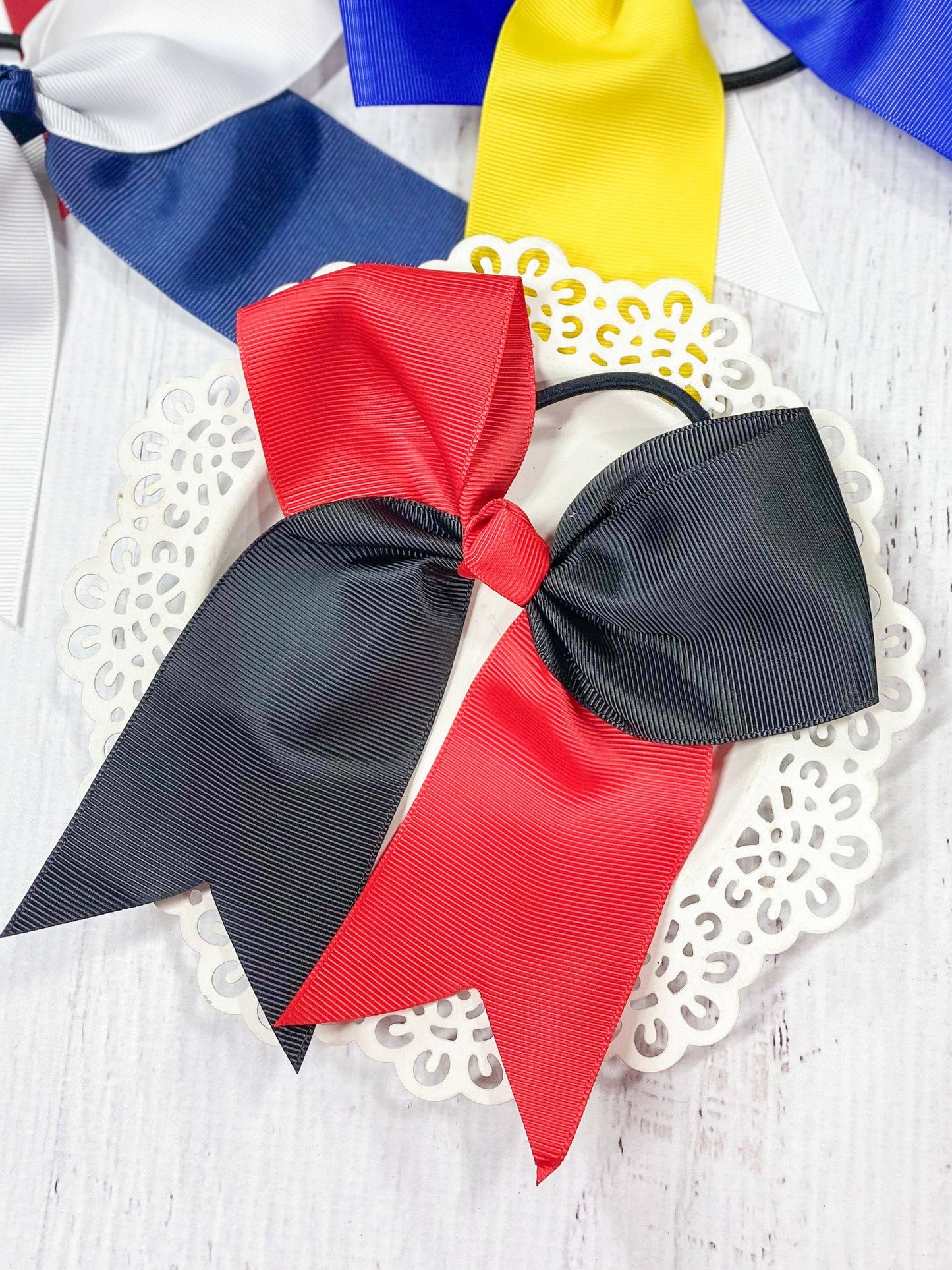 School Spirit Cheer Bows: Game Day