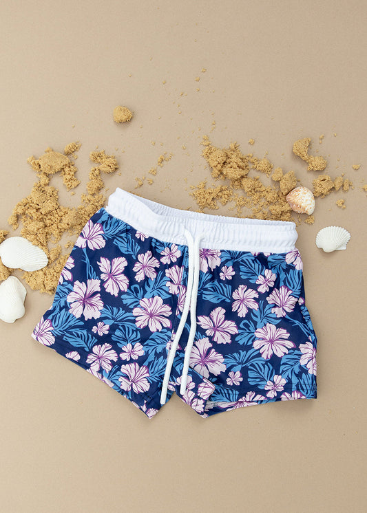 Twilight Blossoms | Swim Shorts
