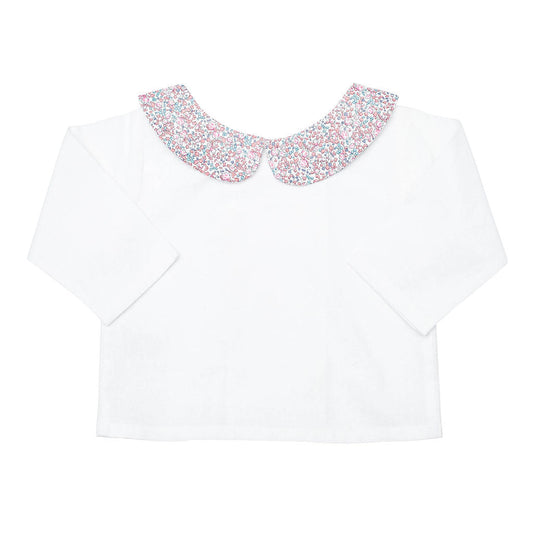 Double button blouse  | Liberty 'Eloise' Pink