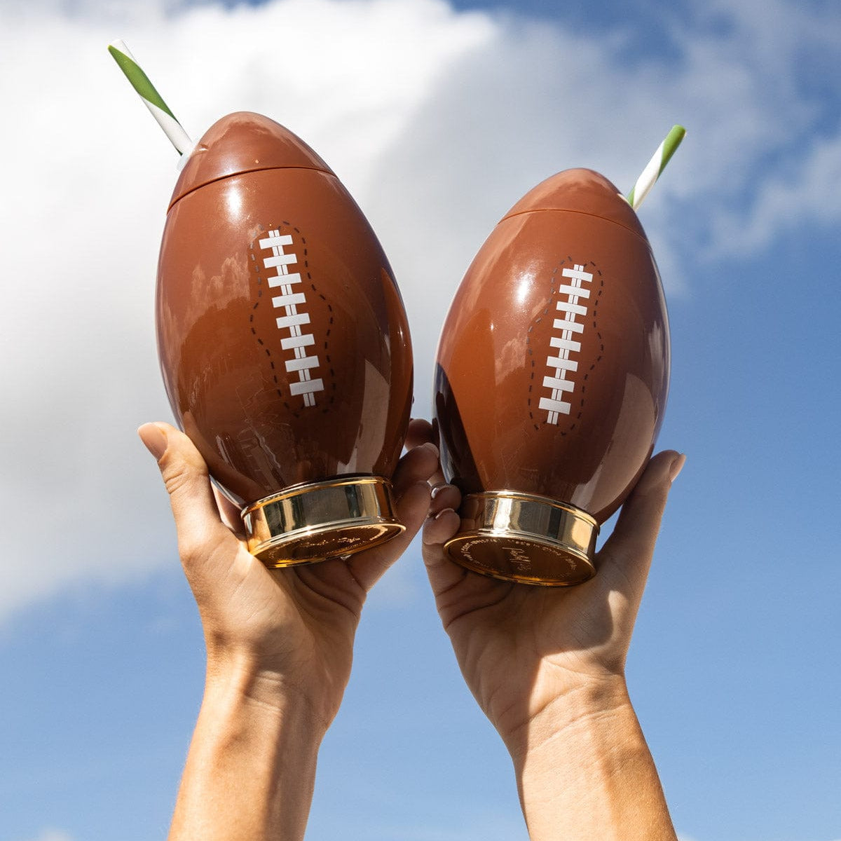 Football Novelty Sipper (Single, 6, or 12)