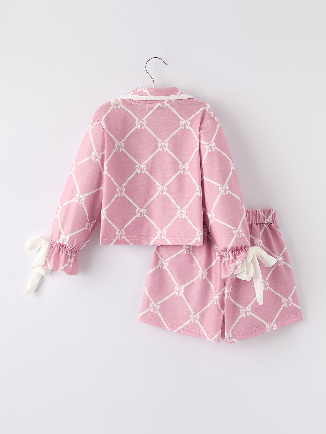 Bow Lapel Pajamas- mommy and me matching