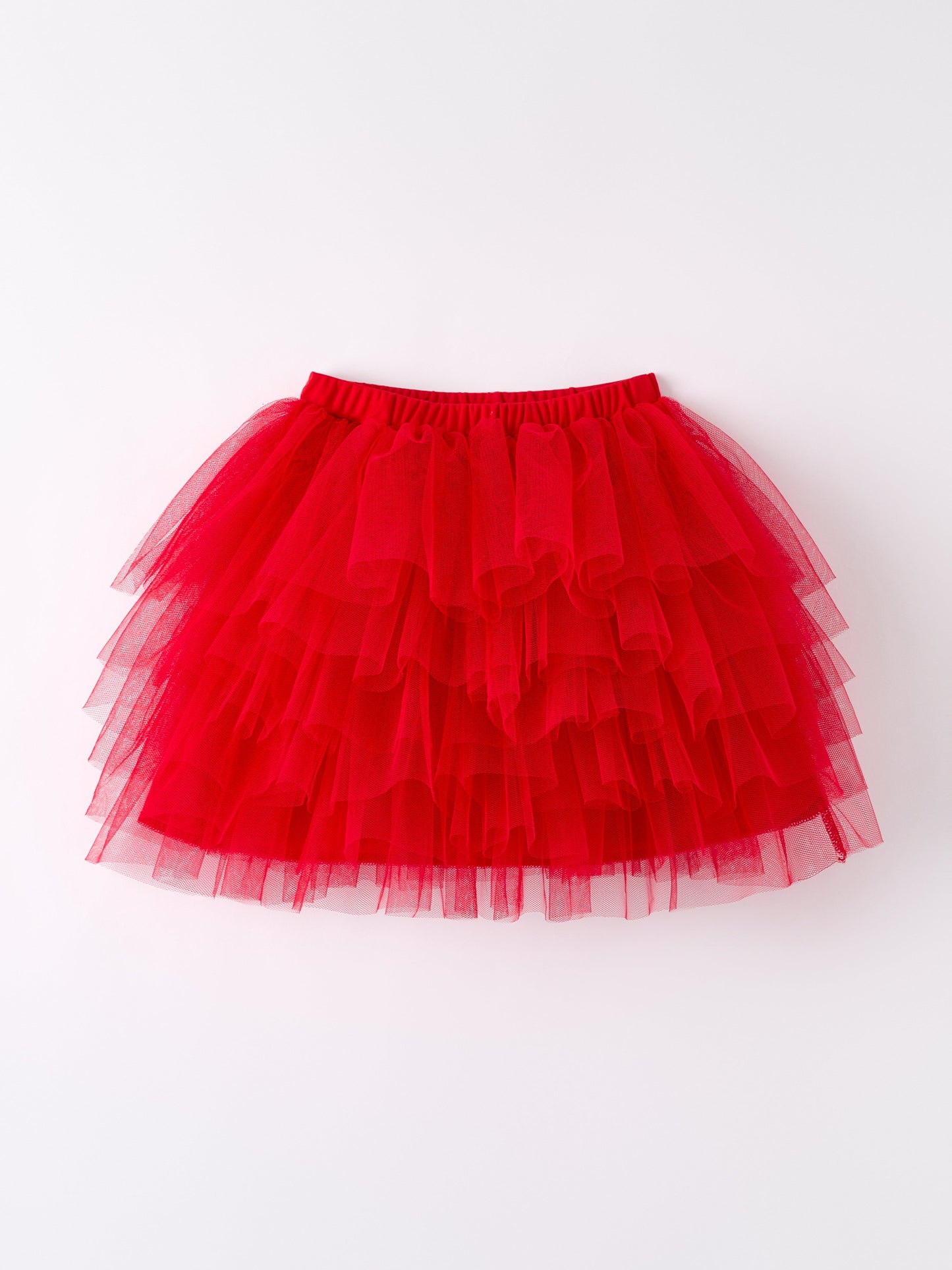 Red Girls' Tulle Skirt