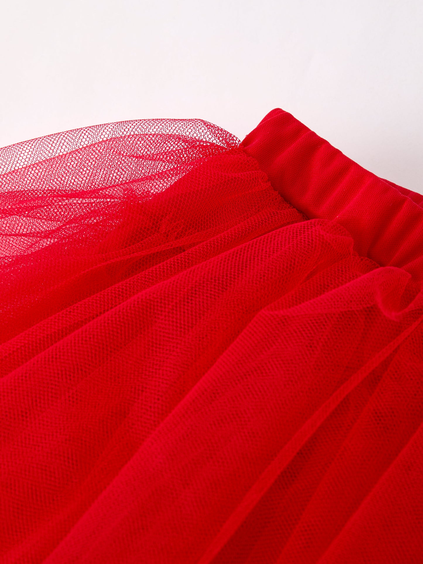 Red Girls' Tulle Skirt