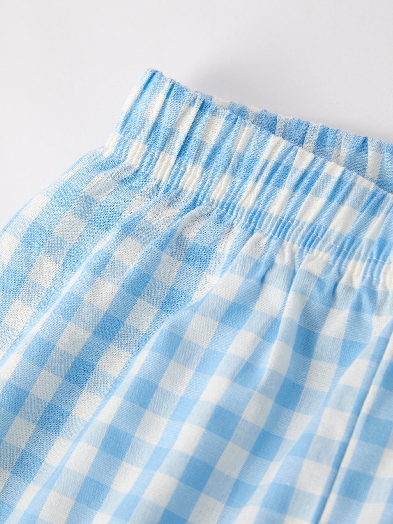 Blue Smocked Church Christening Toddler Boys'Set