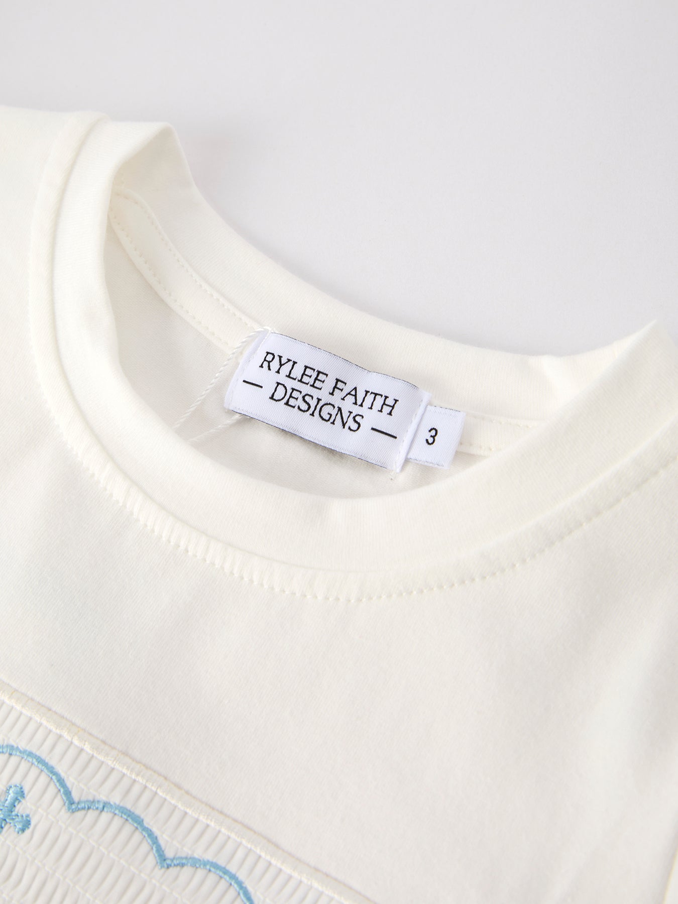 Blue Smocked Church Christening Toddler Boys'Set