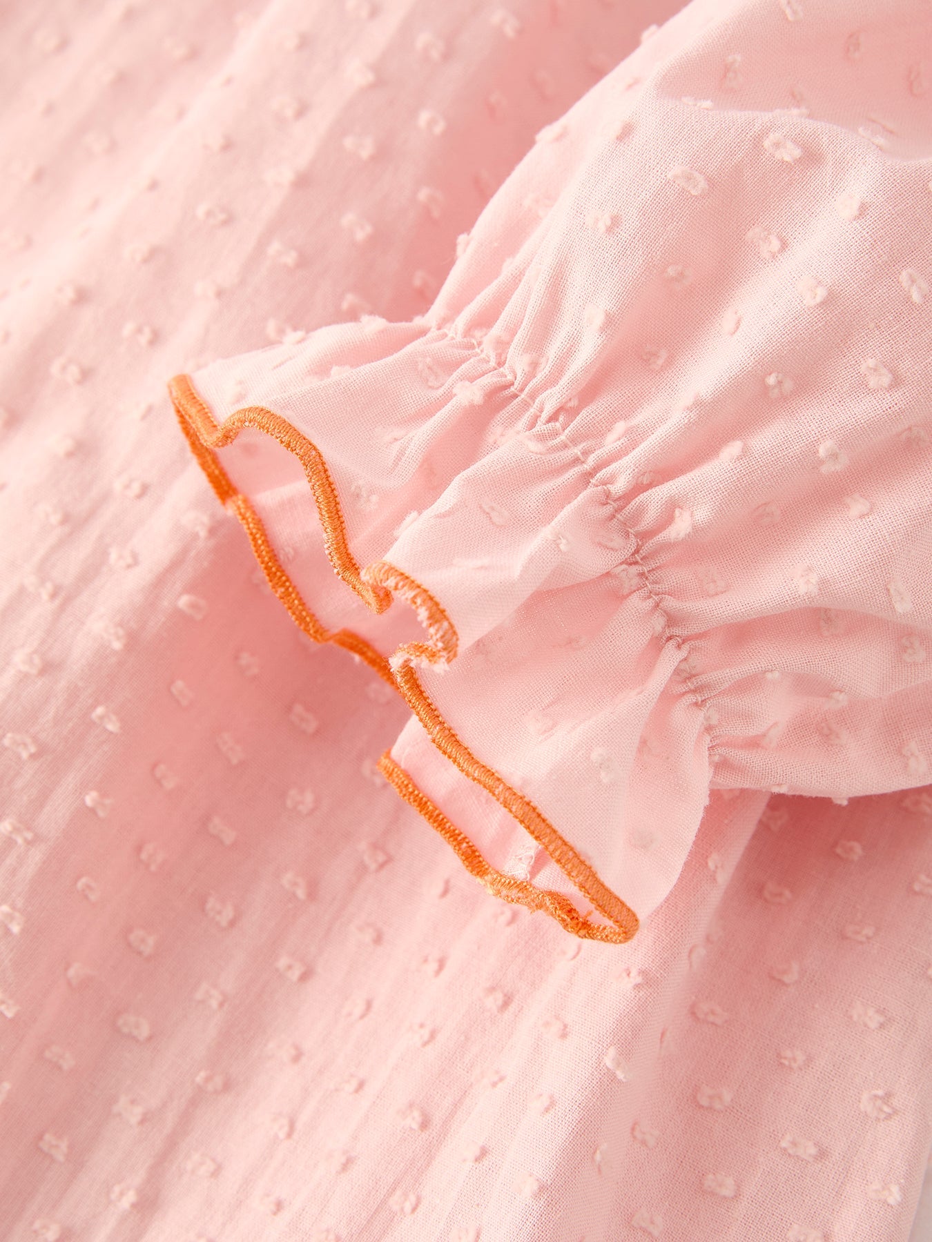 Fall Thanksgiving & Halloween Chicken Pumpkin Smock Embroidery Baby Girl Dress