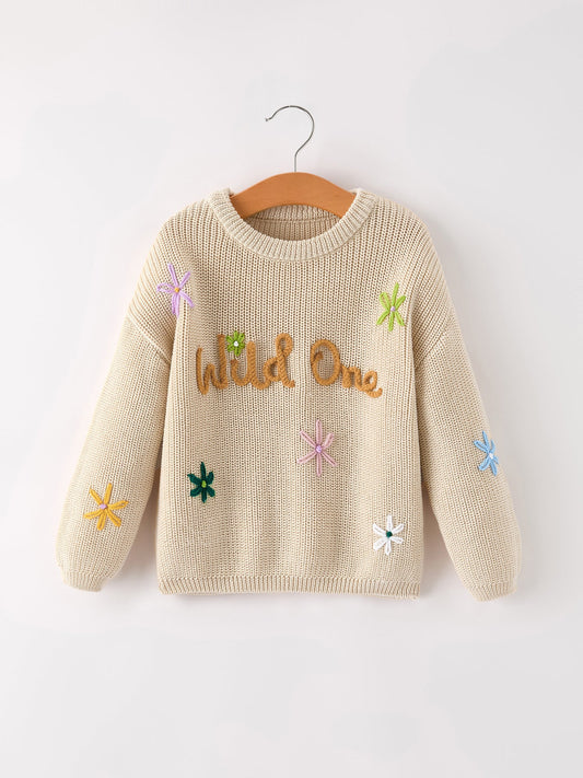 Winter Girls 'wild One' Pullover Sweater