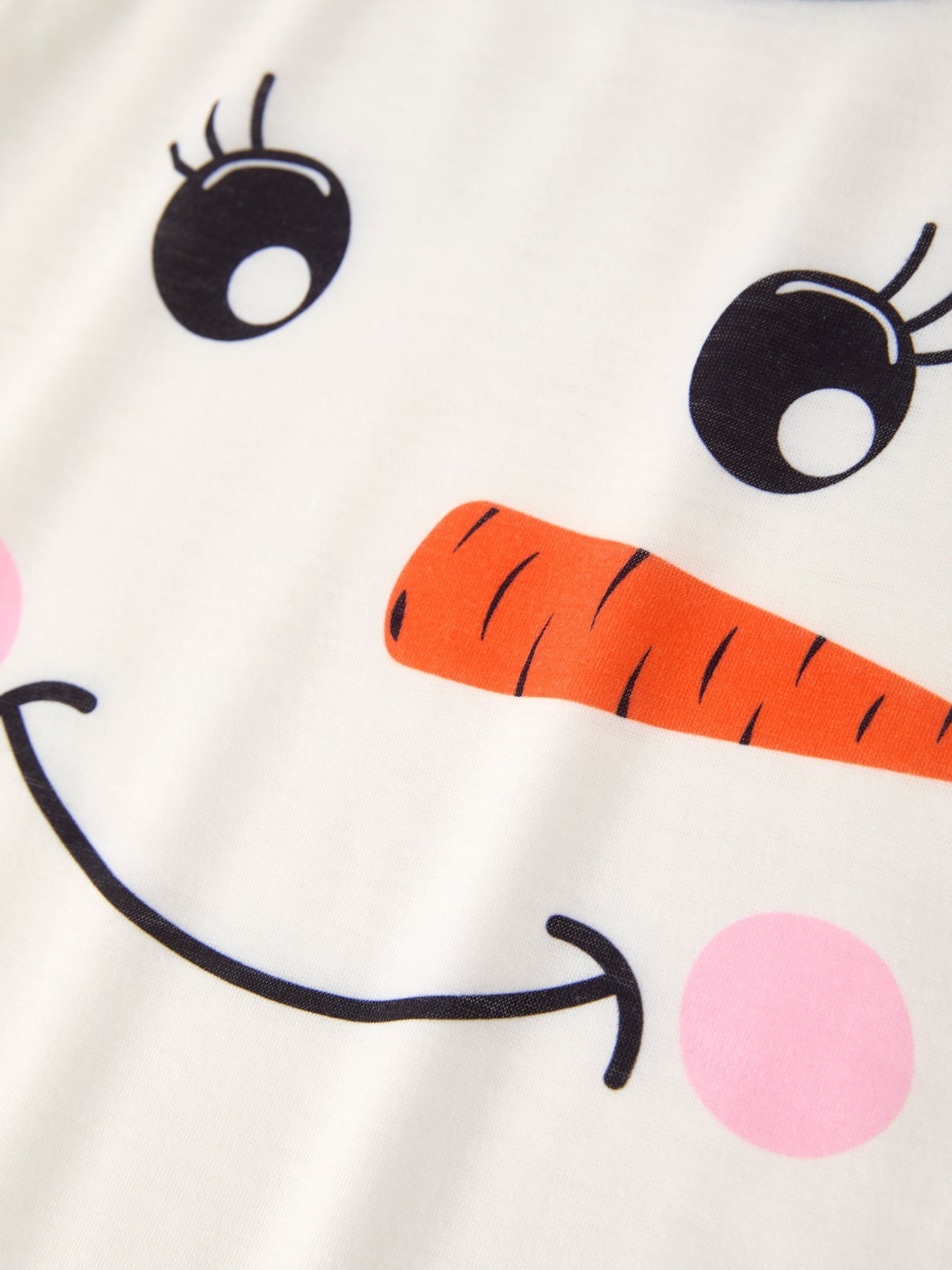 Christmas Print 1 Top + 2 Pants Combination Girls Pajama Set