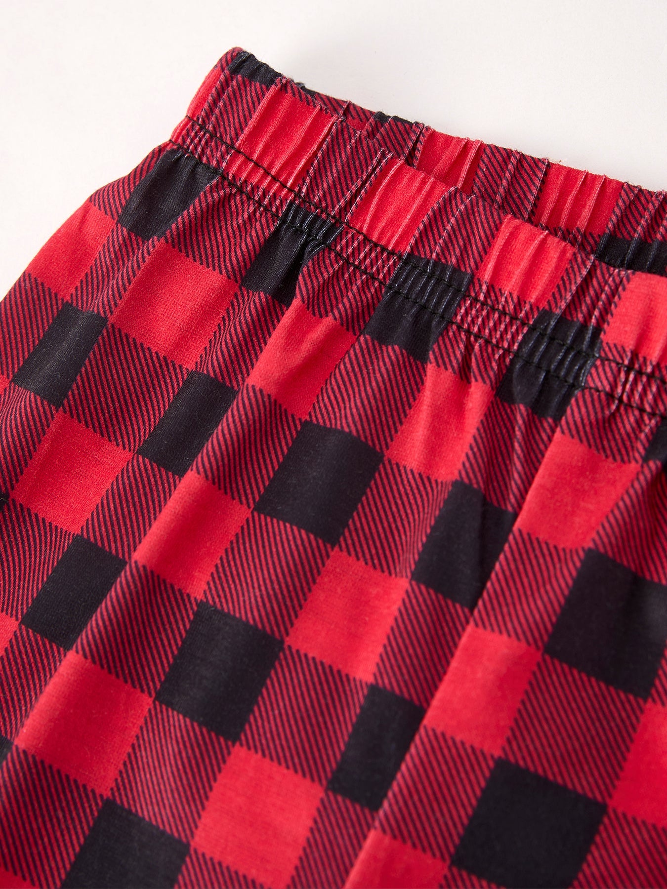 Christmas Print 1 Top + 2 Pants Combination Girls Pajama Set