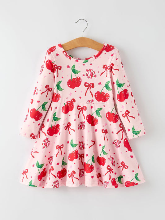 Disco Cherry Girls Dress